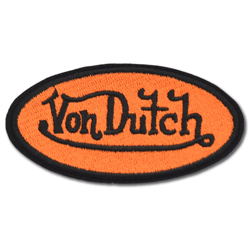 Motoros folt Von Dutch Orange 8 cm x 4 cm