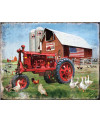 Plechová cedule Farmall Big Red 32 cm x 40 cm
