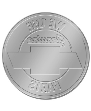 Fém tábla We Use Chevrolet Parts 30 cm