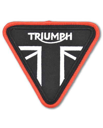 Motoros folt Triumph triangle Red 8 cm x 8 cm