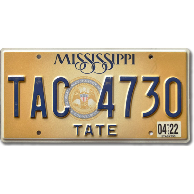 Americká SPZ Mississippi State Seal