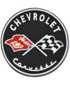 Nášivka Chevrolet Corvette Black 8 cm
