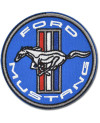 Nášivka Ford Mustang Blue 8 cm