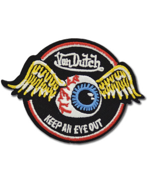 Nášivka Von Dutch Eye 8 cm x 6 cm