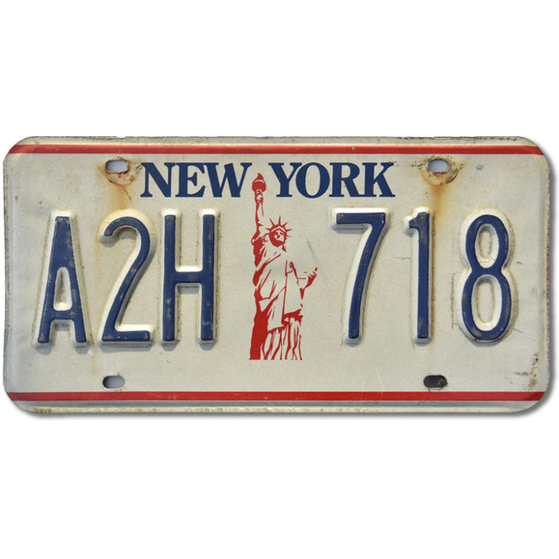 Amerikai rendszám New York Liberty A2H 719