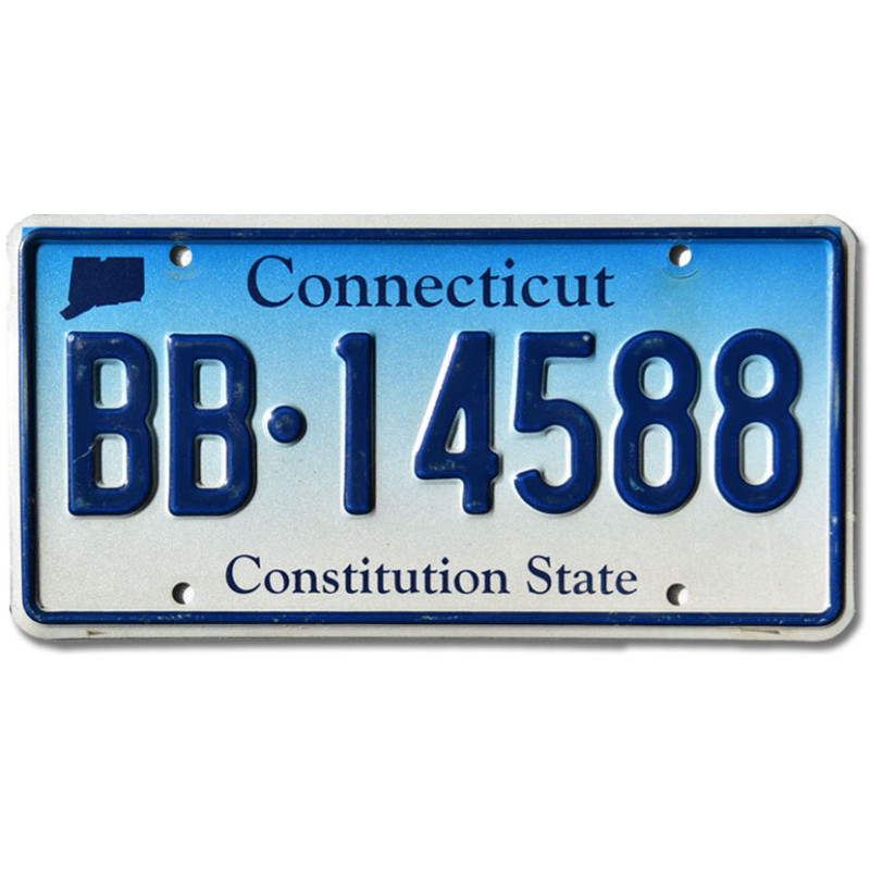 Amerikai rendszám Connecticut Constitution State BB-14588