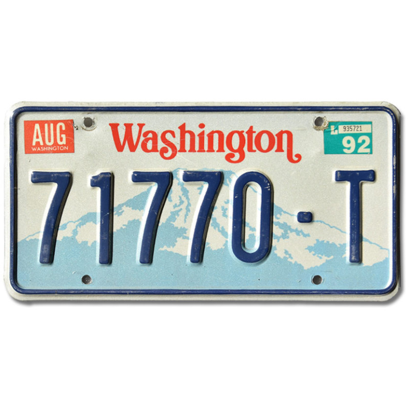 Amerikai rendszám Washington Mountain 71770-T