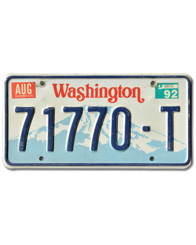 Amerikai rendszám Washington Mountain 71770-T
