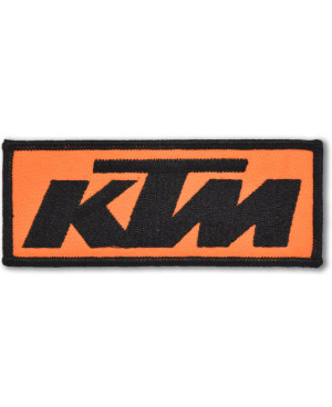 Moto nášivka KTM orange logo 10 cm x 4 cm
