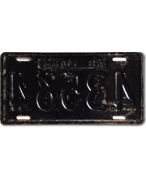 Amerikai rendszám Massachusetts 1949 Black 43564