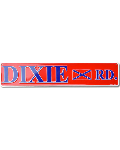 Fém tábla Dixie Road 60 cm x 13 cm