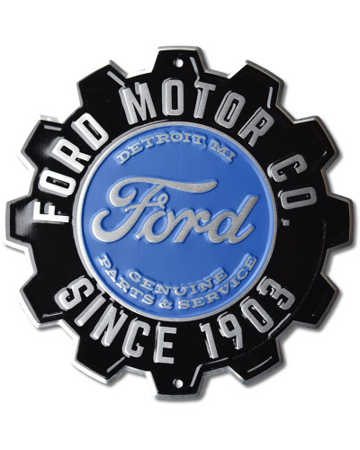 Fém tábla Ford Motor Co. Gear 30 cm