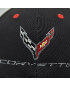 Sapka Chevrolet Corvette C7 Structured Black