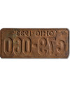 Amerikai rendszám Ohio 1933 Yellow c79-060