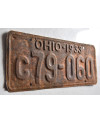 Amerikai rendszám Ohio 1933 Yellow c79-060