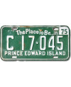 Kanadai rendszám Prince Edward Island 1975 Green C17.045