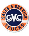 Plechová cedule Chevrolet Corvette round 30 cm
