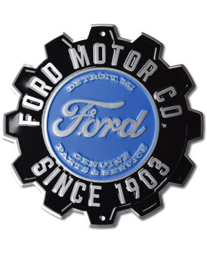 Plechová cedule Ford Motor Co. Gear 30 cm