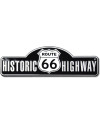 Fém tábla Route 66 Highway Old Fashioned 46 cm x 14 cm