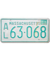 Amerikai rendszám Massachusetts AL63.068