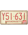 Amerikai rendszám Massachusetts Y51.631