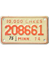 Motoros amerikai rendszám Minnesota 208661