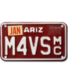 Motoros amerikai rendszám Arizona M4VS MC