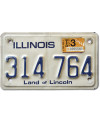 Motoros amerikai rendszám Illinois 314 764