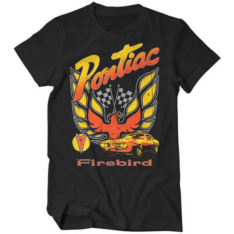 Férfi póló Pontiac Firebird Flames