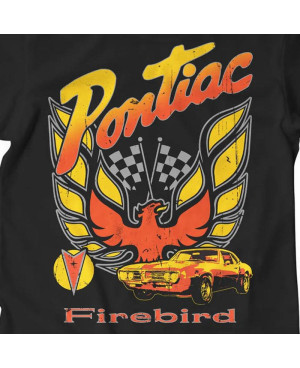 Férfi póló Pontiac Firebird Flames