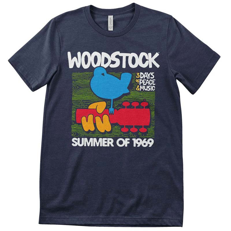 Férfi póló Woodstock 3 Days Peace and Music