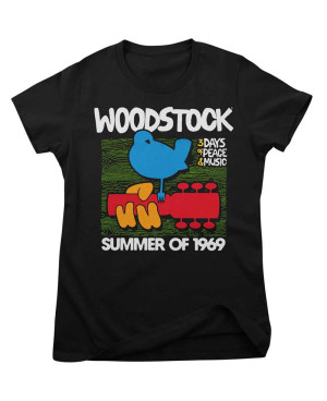 Női póló Woodstock 3 Days Peace and Music 1969