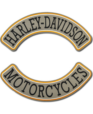 Motoros folt Harley Davidson Motorcycle Rockers XXL hátul