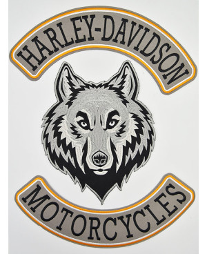 Motoros folt Harley Davidson Motorcycle Rockers XXL hátul