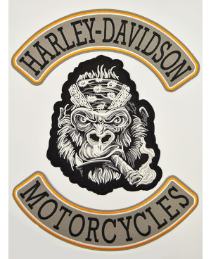 Motoros folt Harley Davidson Motorcycle Rockers XXL hátul