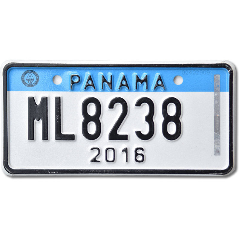 Rendszámtábla Panama 2016 Blue ML8238 motorcycle