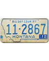 Amerikai rendszám Montana 1972 Big Sky Country 11-2867