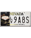 Amerikai rendszám Nevada Las Vegas Centennial LV9A8S