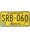 Kanadai rendszám Alberta Wild Rose SRB-060