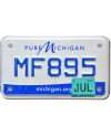 Motoros amerikai rendszám Michigan Pure MF895