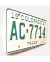 Amerikai rendszám Colorado 1967 Truck AC-7714
