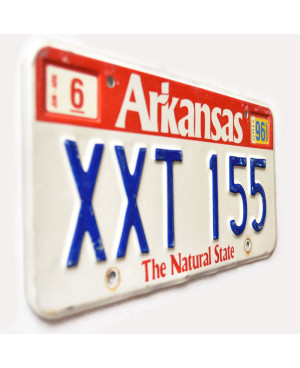 Amerikai rendszám Arkansas piros