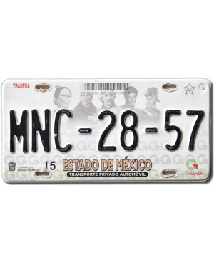 Mexikói rendszám Estado de Mexico MNC-28-57