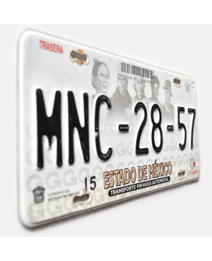 Mexikói rendszám Estado de Mexico MNC-28-57