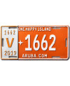 Rendszámtábla Aruba 2019 One Happy Island V1662