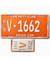 Rendszámtábla Aruba 2019 One Happy Island V1662
