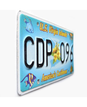 Rendszámtábla U.S. Virgin Island Carribean CDP-096