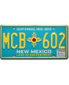 Amerikai rendszám New Mexico Blue MCB 602