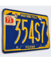 Motoros amerikai rendszám Pennsylvania 354S7