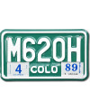 Motoros amerikai rendszám Colorado M620H